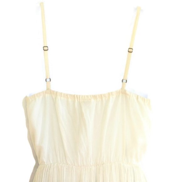 Raga Maxi Dress Cotton Gauze Rope Mirror Detail Embroidered Bodice Hem Border S - Picture 3 of 8